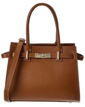 Isabella Rossetti Harper27 Leather Satchel - Brown