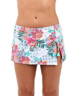 La Blanca Riviera Tunnel Skirt - Blue