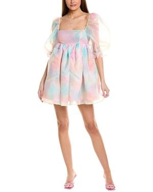 JLuxe Organza Mini Dress - White
