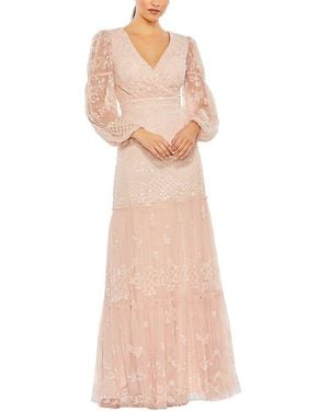 Mac Duggal Wrap Gown - Pink