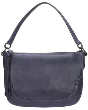 Frye Melissa Leather Crossbody - Blue