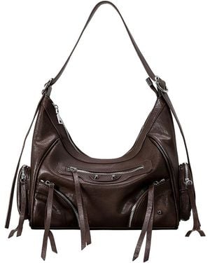 Adele Berto Shoulder Bag - Brown