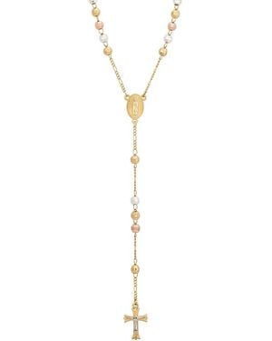 Savvy Cie Plated Sacred Necklace - White