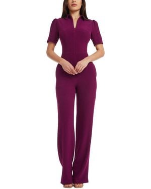 Dress the Population Gloria Jumpsuit - Purple
