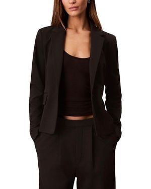 Calvin Klein Ponte Slim Blazer - Black