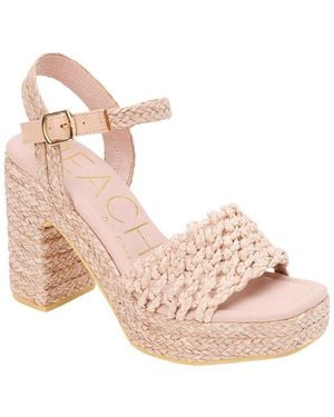 Matisse Riveria Raffia Sandal - Pink