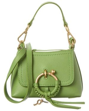 See By Chloé Joan Mini Leather Shoulder Bag - Green