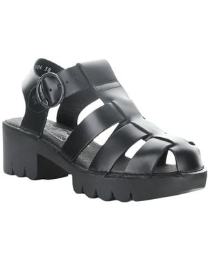 Fly London Emme Leather Sandal - Black