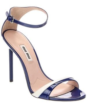 Miu Miu Patent Sandal - Blue