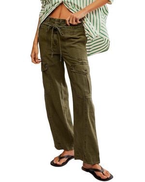 Free People Park Ave Pant - Green