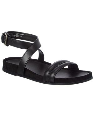 Madewell Molly Chunky Ankle Strap Leather Sandal - Black