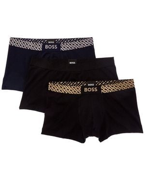 BOSS 3Pk Trunk - Black