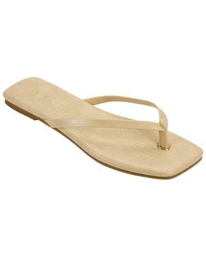 Yosi Samra Mercer Leather Flip Flop - White