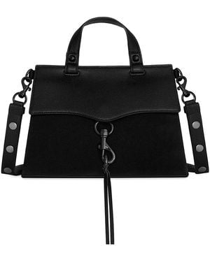 Rebecca Minkoff Keith Small Leather Satchel - Black