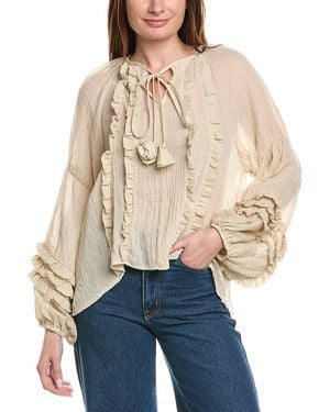 ANNA KAY Echo Boho Blouse - Natural