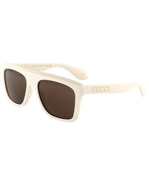 Gucci Gg1570S 57Mm Sunglasses - White