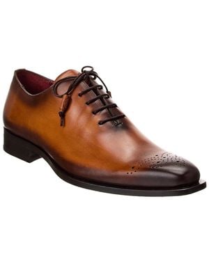 Mezlan Cupula Patina Leather Oxford - Brown