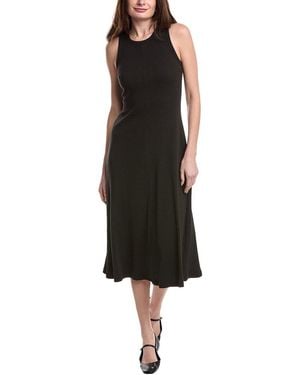 Theory Racer Midi Dress - Black