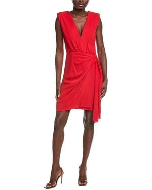 Akris Silk Mini Dress - Red