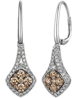 Le Vian Chocolate 14K 1.42 Ct. Tw. Diamond Dangle Earrings - Metallic