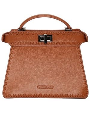 Walter Baker Reed Mini Leather Satchel - Brown