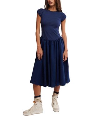 Free People Afternoon Elegance Dress - Blue