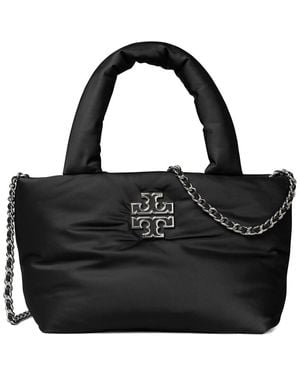 Tory Burch Britten Mini Nylon Puffy Tote - Black
