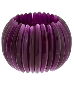 Kenneth Jay Lane Stretch Bracelet - Purple