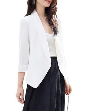 Bossy Chic Blazer - White