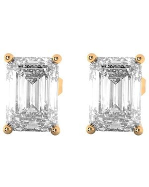 Amairah 14K 3.00 Ct. Tw. Lab-Grown Diamond Stud Earrings - Metallic