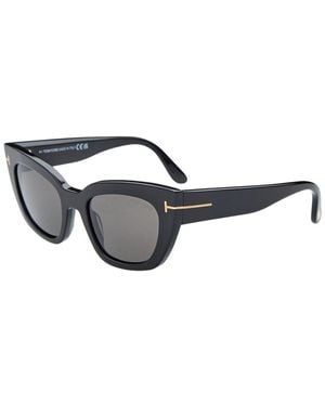 Tom Ford Athena 53Mm Sunglasses - Black