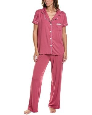 Tart Collections 2Pc Ginnie Pant Set - Red