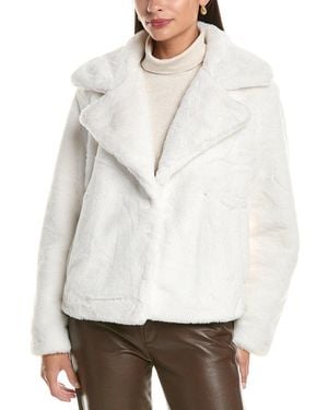 Cece Faux Fur Jacket - White