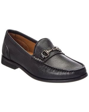 Donald J Pliner Nickolas Leather Loafer - Black
