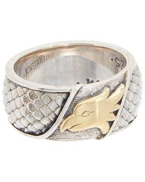 Konstantino Heonos 18k & Silver Ring - White