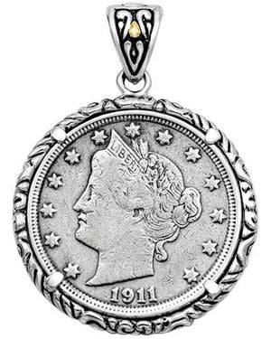 Samuel B. 18K & Pendant - Metallic