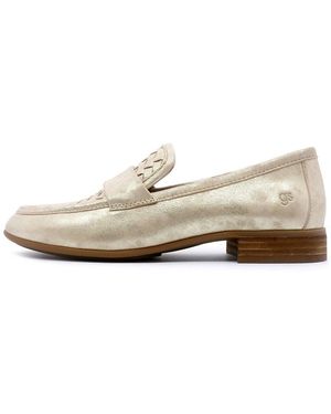 Gentle Souls Crew Leather Flat - Natural