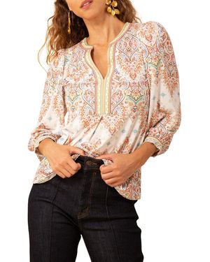 Hale Bob Lennon Blouse - Natural