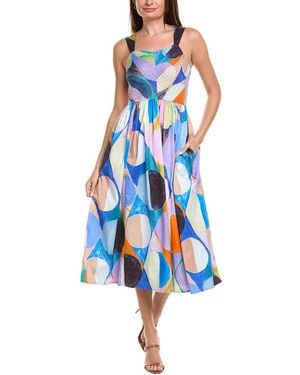 NIC+ZOE Social Circles Sarah Dress - Blue