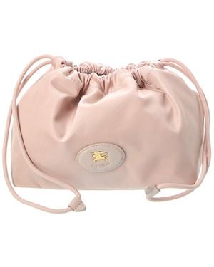 Burberry Patch Drawstring Pouch - Pink