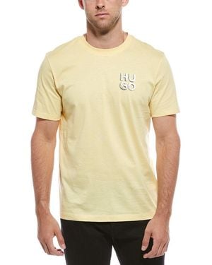 BOSS Logo T-Shirt - Yellow