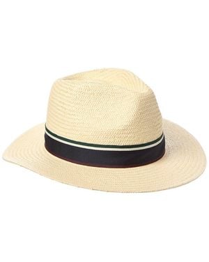 Brooks Brothers Teardrop Fedora - Natural