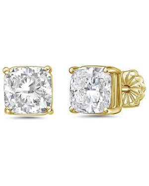 Diana M. Jewels Diana M. 14K 4.50 Ct. Tw. Lab-Grown Diamond Stud Earrings - Metallic