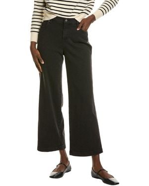 Eileen Fisher Petite Flare Wide Jean - Black