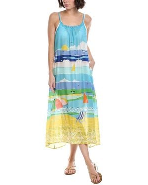 Kate Spade Maxi Cover-Up Dress - Blue