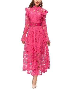 Lanelle Midi Dress - Pink