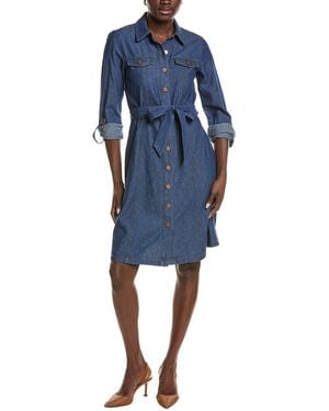 Jones New York Midi Shirtdress - Blue