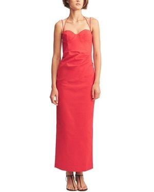 Shona Joy Lani Bustier Maxi Dress - Red