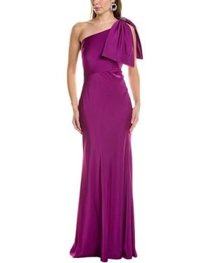 Sachin & Babi Aubrey Gown - Purple