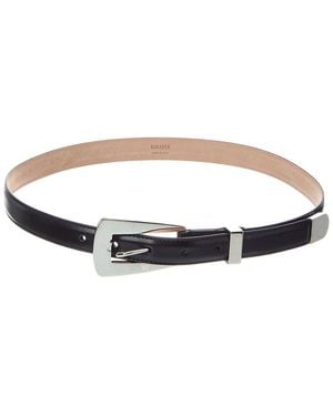 KHAITE Lucca Leather Belt - Black